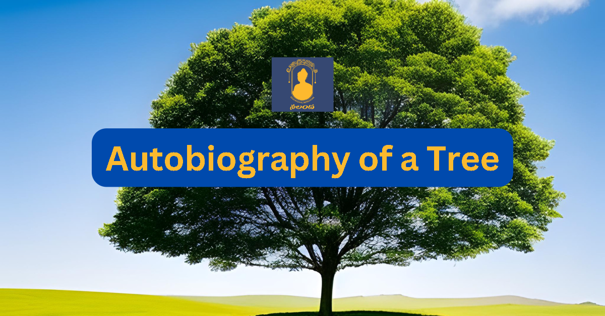 write an autobiography on tree
